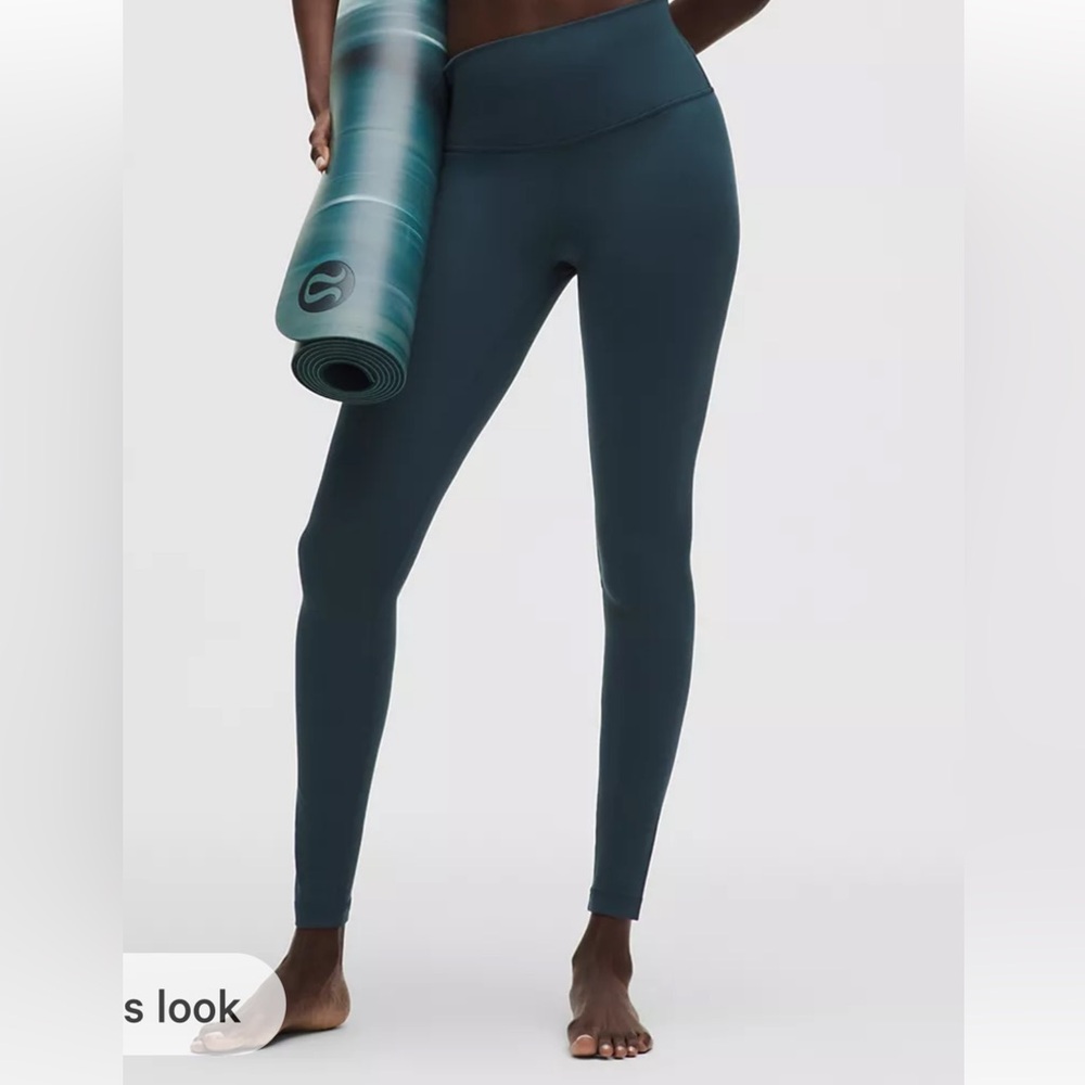 Lululemon Align High-Rise Pant 28" Indochine Blue Teal Sz 8 Excellent condition